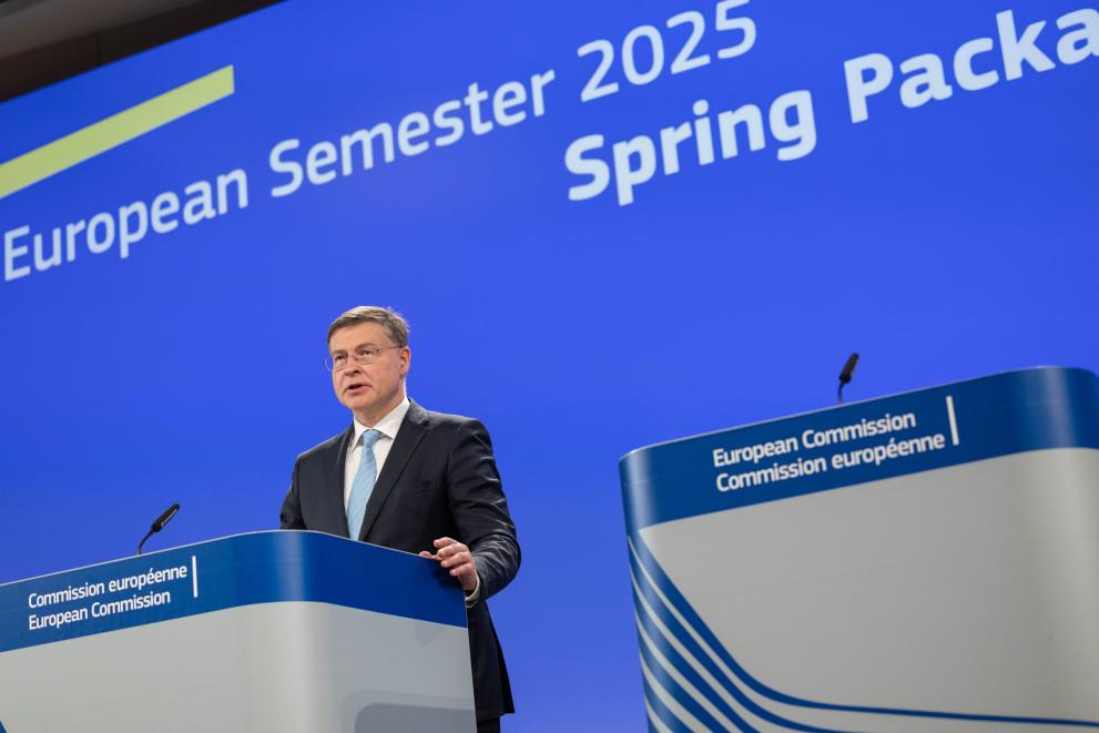 Read-out of the weekly meeting of the von der Leyen Commission by Roxana Mînzatu, Executive Vice-President of the European Commission, and Valdis Dombrovskis, European Commissioner, on the 2025 Spring European Semester and the 2025 Convergence Report…